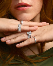 Plunge Three Stone | Radiant & Trapezoids