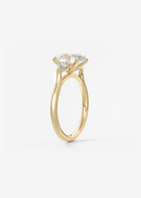 The Cathedral Three Stone | Oval