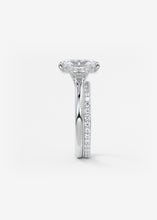 Plunge Three Stone | Radiant & Trapezoids
