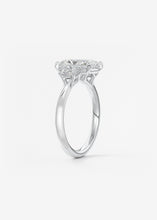 Plunge Three Stone | Radiant & Trapezoids