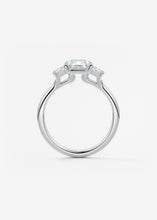 Plunge Three Stone | Radiant & Trapezoids
