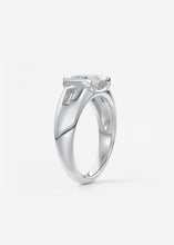 The Lunette Three Stone | Emerald & Tapered Baguettes