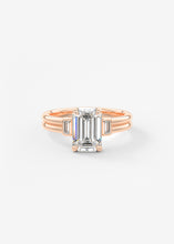 The Double Stack | Emerald & Baguettes