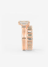 The Double Stack | Emerald & Baguettes