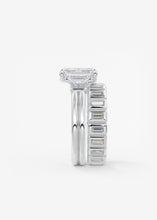 The Double Stack | Emerald & Baguettes