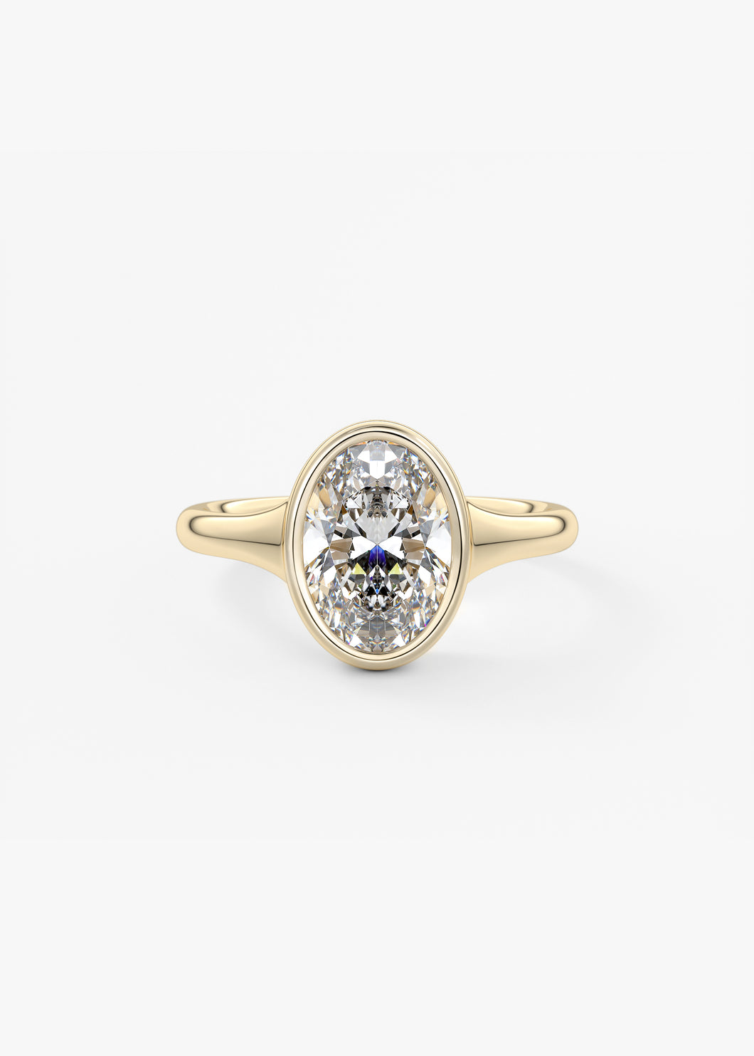 Golden Bathtub | Oval