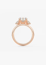 Royale Three Stone | Round & Pears