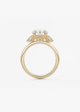 Royale Three Stone | Round & Pears