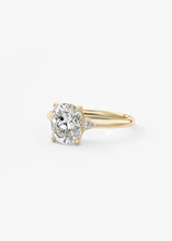 The Arbor Three Stone | Elongated Cushion