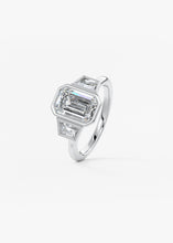 The Triple Bezel | Emerald & Trapezoids