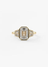 The Triple Bezel | Emerald & Trapezoids