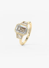 The Triple Bezel | Emerald & Trapezoids