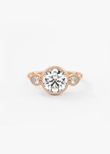 The Millie Three Stone | Round & Pears