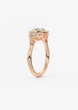 The Millie Three Stone | Round & Pears