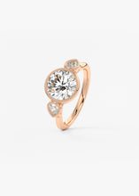 The Millie Three Stone | Round & Pears