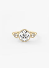 The Millie Three Stone | Round & Pears