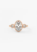 The Millie Three Stone | Oval & Pears