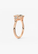 The Millie Three Stone | Oval & Pears