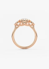 The Millie Three Stone | Oval & Pears