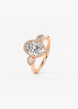 The Millie Three Stone | Oval & Pears