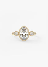 The Millie Three Stone | Oval & Pears