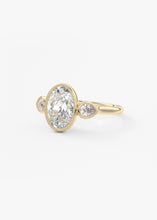 The Millie Three Stone | Oval & Pears