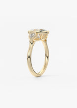 The Millie Three Stone | Oval & Pears