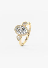 The Millie Three Stone | Oval & Pears