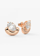 Cacao Grande Studs | Oval