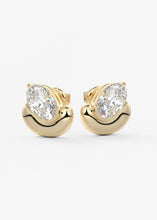 Cacao Grande Studs | Oval