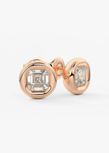 The Gumdrop Studs | Asscher 2 ctw