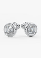The Gumdrop Studs | Asscher 2 ctw