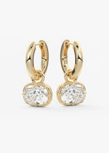 The Georgette Drop Earrings | Elongated Cushion