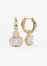 The Georgette Drop Earrings | Elongated Cushion