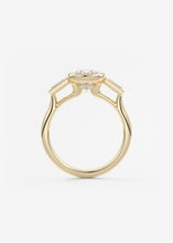 The Triple Bezel | Elongated Cushion & Tapered Baguettes