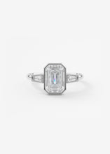 The Triple Bezel | Emerald & Tapered Baguettes