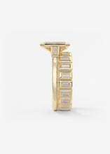 The Triple Bezel | Emerald & Tapered Baguettes