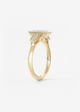 The Triple Bezel | Emerald & Tapered Baguettes