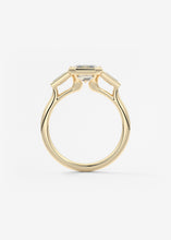 The Triple Bezel | Emerald & Tapered Baguettes