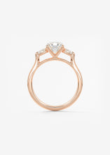 The Cathedral Three Stone | Oval