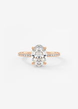 The Single Scoop Pavé | Oval