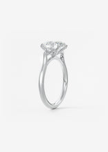 The Cathedral Three Stone | Oval