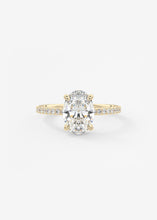 The Single Scoop Pavé | Oval