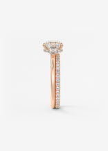 Plunge Hidden Halo | Asscher