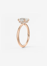 Plunge Hidden Halo | Asscher