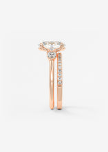 Plunge Three Stone | Oval & Pears