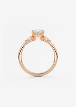 Plunge Three Stone | Oval & Pears