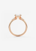 Plunge Three Stone | Round & Pears