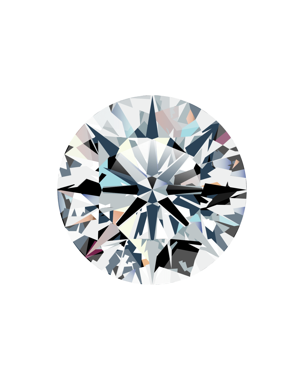 2 Carat Round Certified Lab Diamond FG VS