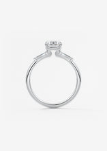 Plunge Three Stone | Emerald